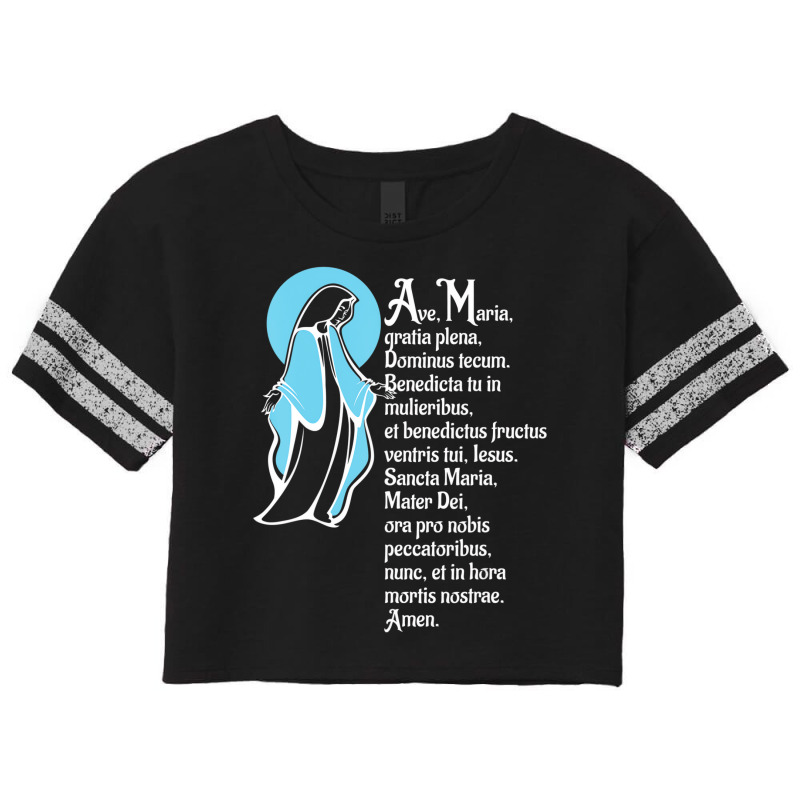 Ave Maria Schubert Music Latin Mass Catholic Mothe Scorecard Crop Tee by yucalsye | Artistshot