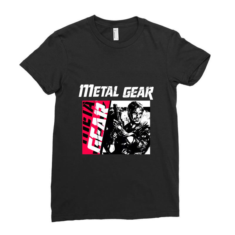 Metal Gear Solid Retro Ladies Fitted T-Shirt by CHARLOTTELYNNTAYLOR | Artistshot