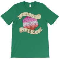 Chaotic Lesbian D20 T-shirt | Artistshot