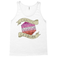 Chaotic Lesbian D20 Tank Top | Artistshot