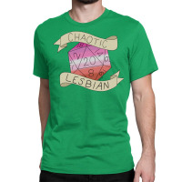 Chaotic Lesbian D20 Classic T-shirt | Artistshot