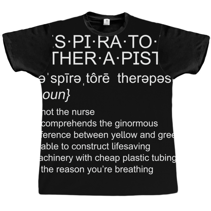 Funny Respiratory Therapist Definition Rt Humor Gi Graphic T-shirt by refahnes | Artistshot