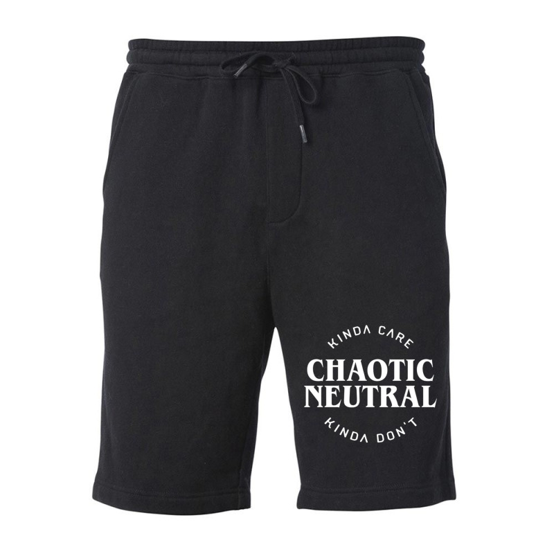 Chaotic Neutral 7 Fleece Short by filesphomp | Artistshot