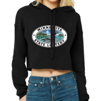 Minnesota State Lottery Cropped Hoodie | Artistshot