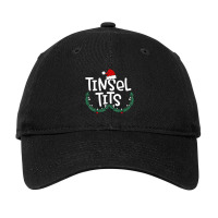 Jingle Balls Tinsel Tits Couple Christmas Couples Adjustable Cap | Artistshot