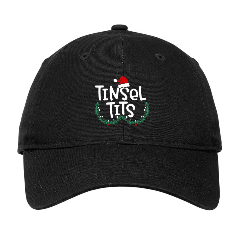 Jingle Balls Tinsel Tits Couple Christmas Couples Adjustable Cap | Artistshot