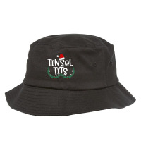 Jingle Balls Tinsel Tits Couple Christmas Couples Bucket Hat | Artistshot