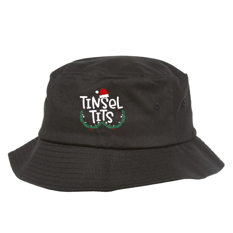 Jingle Balls Tinsel Tits Couple Christmas Couples Bucket Hat | Artistshot