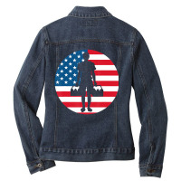 Hydration Specialist Team Manager Football Hydrate Ladies Denim Jacket | Artistshot