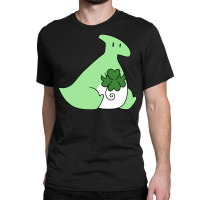 Lucky Green Hadrosaurus Classic T-shirt | Artistshot