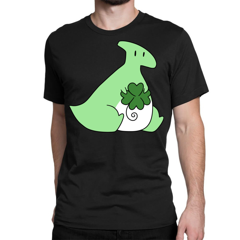 Lucky Green Hadrosaurus Classic T-shirt | Artistshot