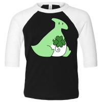 Lucky Green Hadrosaurus Toddler 3/4 Sleeve Tee | Artistshot