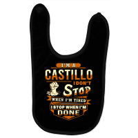 I Am A Castillo Shirt Castillo Name T Shirt Baby Bibs | Artistshot