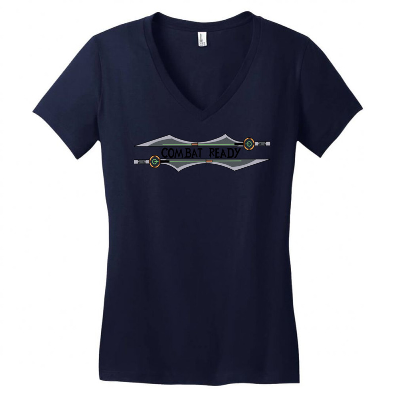 Combat Ready! Women's V-Neck T-Shirt by gesangkotianv | Artistshot