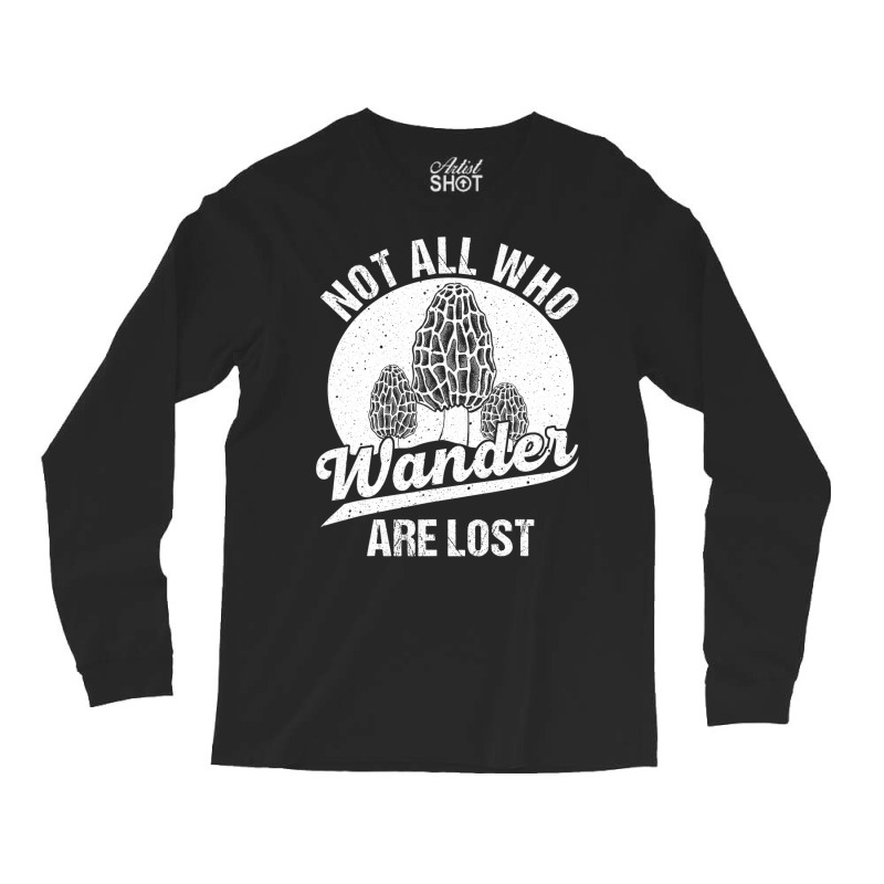 Funny Morel Mushroom Gift Foraging Mushroom Huntin Long Sleeve Shirts | Artistshot