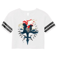 Final Fantasy Viii   Gunblades And Angels Scorecard Crop Tee | Artistshot