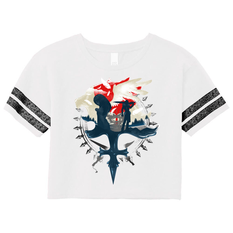 Final Fantasy Viii   Gunblades And Angels Scorecard Crop Tee by swaacepawira5 | Artistshot