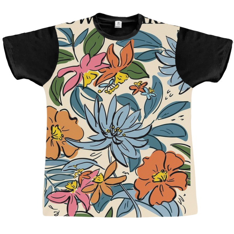 Flower Market Graphic T-shirt | Artistshot