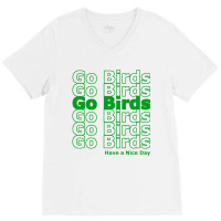 Thank You, Go Birds Pullover Hoodie V-neck Tee | Artistshot