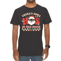 There's Some Ho's In This House Santa Retro Christ Vintage T-shirt | Artistshot