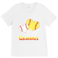 Funny Ball Grammie Softball Baseball Gifts T Shirt V-neck Tee | Artistshot