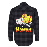 Funny Ball Nonnie Softball Baseball Gifts T Shirt Flannel Shirt | Artistshot