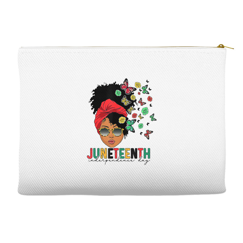 Juneteenth Is My Independence Day Black Queen And Accessory Pouches | Artistshot