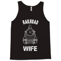 Womens Railroad Wife   Model Railroad Train T Shir Tank Top | Artistshot