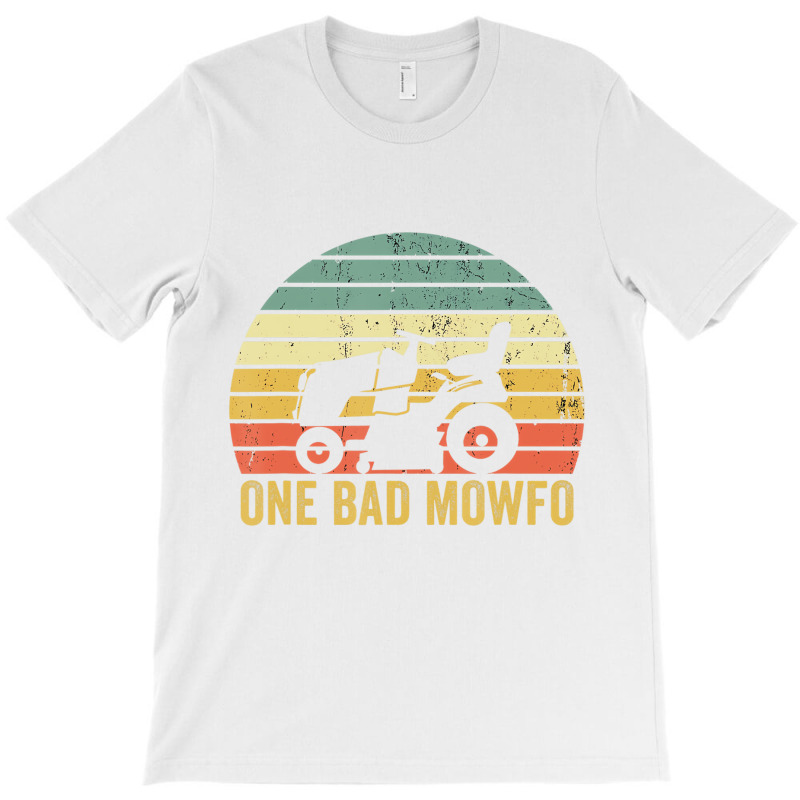 Mens One Bad Mowfo Funny Lawn Care Grass Mowing Ga T-shirt | Artistshot