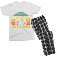 Mens One Bad Mowfo Funny Lawn Care Grass Mowing Ga Men's T-shirt Pajama Set | Artistshot