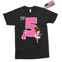 Girl's 5 Year Old Ballerina 5th Birthday Party Bal Exclusive T-shirt | Artistshot