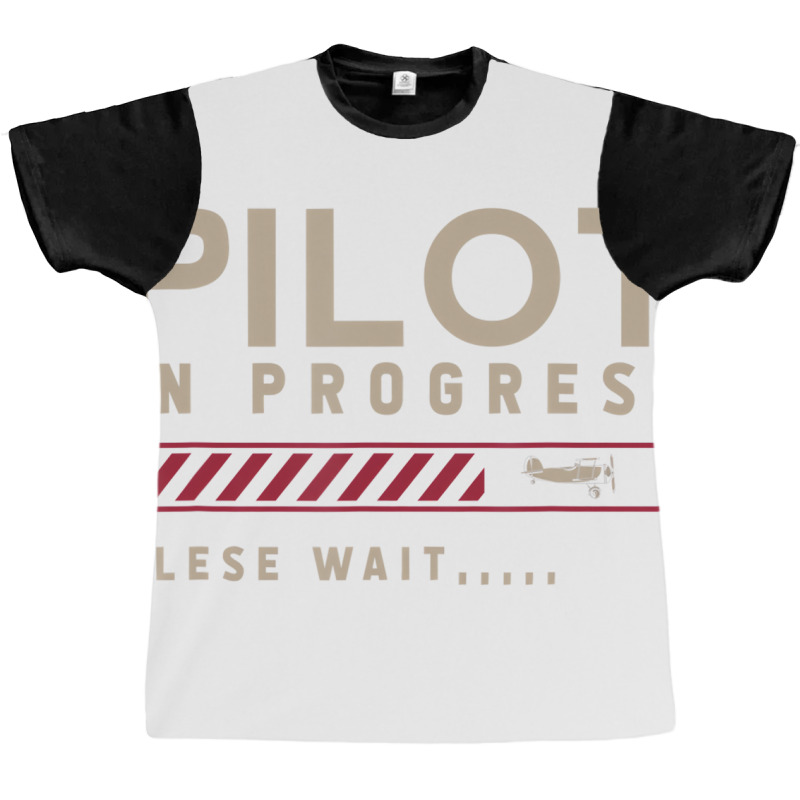 Funny Pilot In Progress Please Wait Future Pilot T Graphic T-shirt | Artistshot