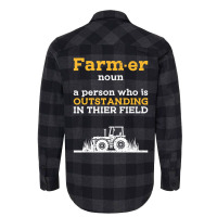 Funny Farmers Gift For Farm, Tractor & Farming Fan Flannel Shirt | Artistshot