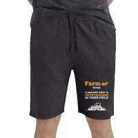 Funny Farmers Gift For Farm, Tractor & Farming Fan Vintage Short | Artistshot