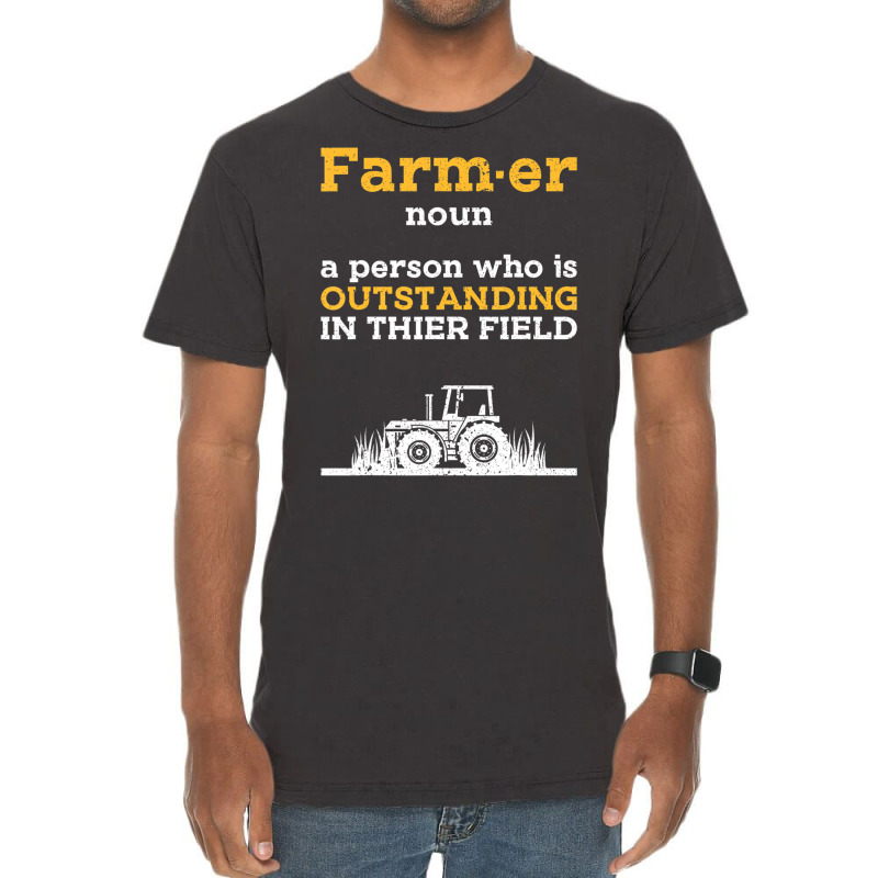 Funny Farmers Gift For Farm, Tractor & Farming Fan Vintage T-shirt | Artistshot