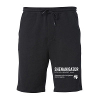 Funny Shenanigans Instigator Saint Patricks Day Sh Fleece Short | Artistshot