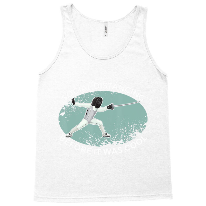 Funny Fencing Humor Hit Others First Professional Tank Top | Artistshot