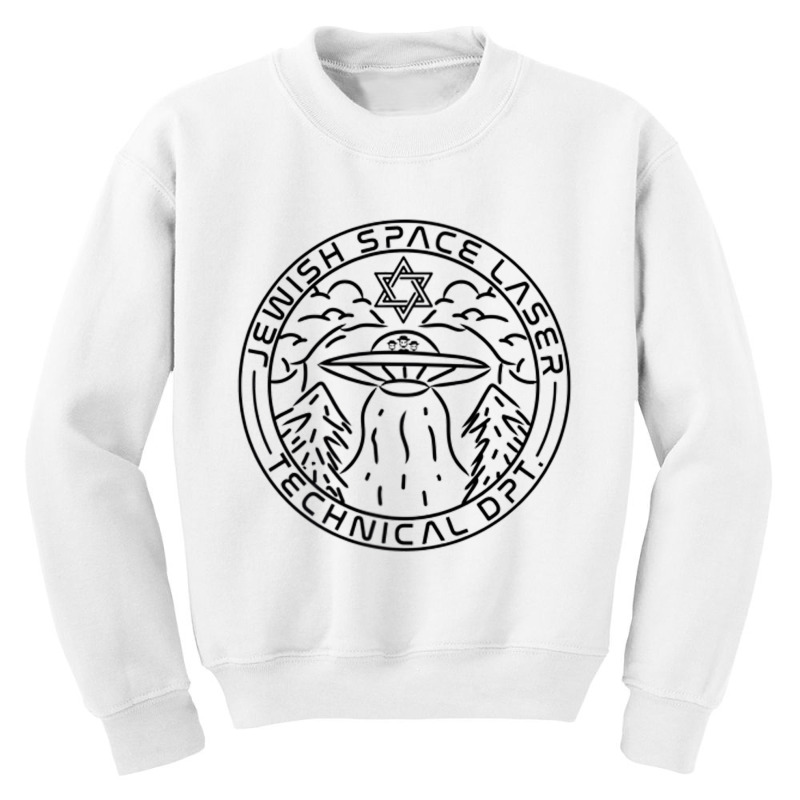 Jewish Space Laser Techincal Department Badge Funn Youth Sweatshirt | Artistshot