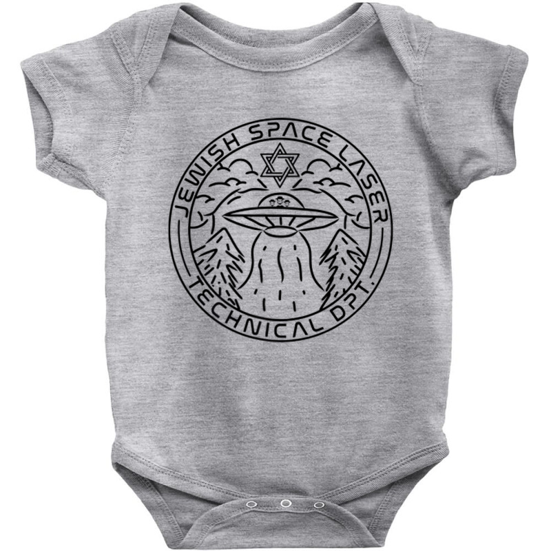 Jewish Space Laser Techincal Department Badge Funn Baby Bodysuit | Artistshot