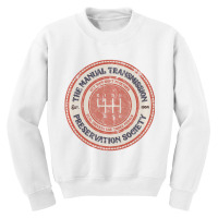 The Manual Transmission Preservation Society Est 1 Youth Sweatshirt | Artistshot