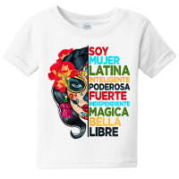 Womens Soy Mujer Latina Tee Poderosa Magica Bella Baby Tee | Artistshot