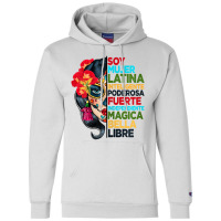 Womens Soy Mujer Latina Tee Poderosa Magica Bella Champion Hoodie | Artistshot