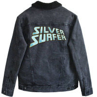 Silver Surfer 13 Unisex Sherpa-lined Denim Jacket | Artistshot