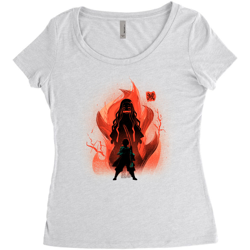 Dance Of The Fire God Women's Triblend Scoop T-shirt by gesangkotianv | Artistshot