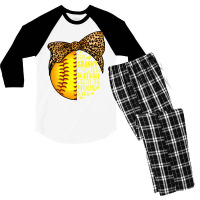 This Granny Loves Her Softball Girl Mother's Day L Men's 3/4 Sleeve Pajama Set | Artistshot