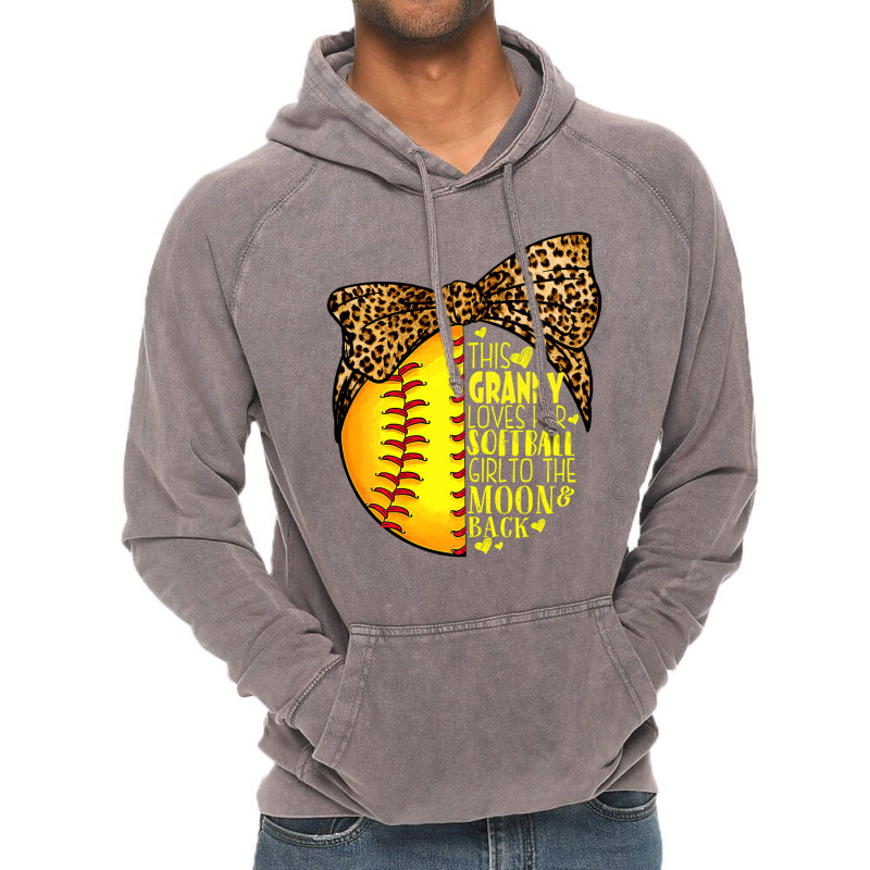 This Granny Loves Her Softball Girl Mother's Day L Vintage Hoodie | Artistshot