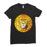 Polka Dot Lion International Dot Day Boys Kids Men Ladies Fitted T-shirt | Artistshot