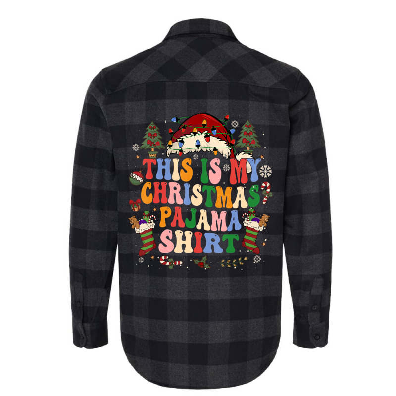 This Is My Christmas Retro Funny Santa Xmas Men Wo Flannel Shirt | Artistshot