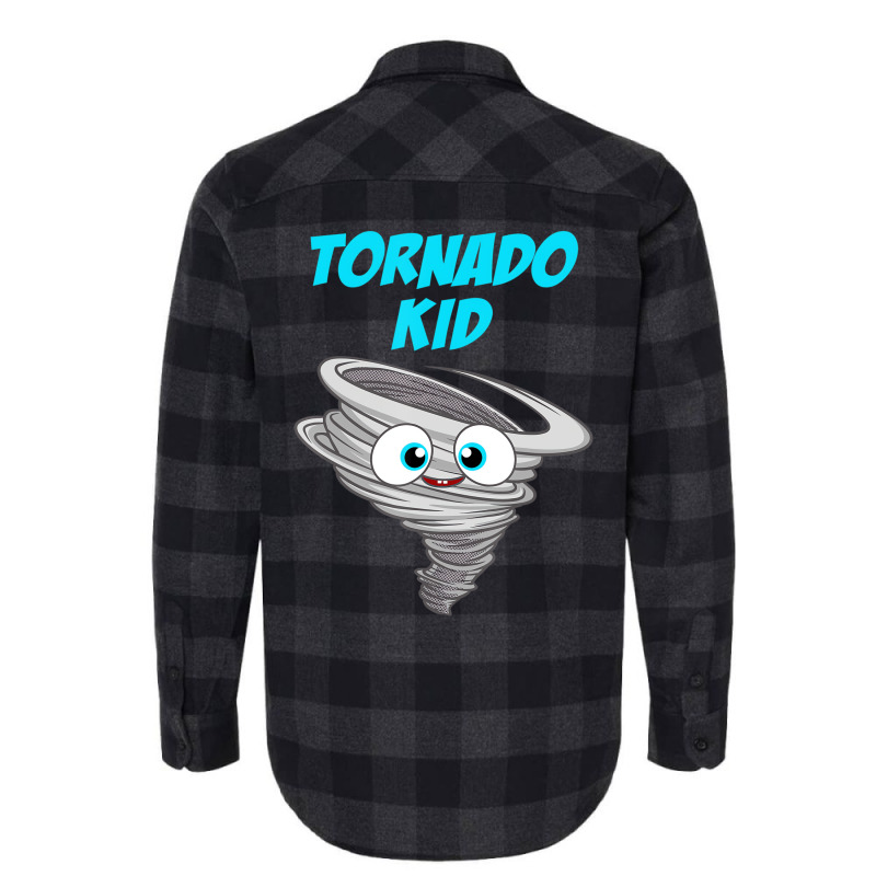 Funny Tornado Gift For Chaser Kids Boys Girls Stor Flannel Shirt | Artistshot