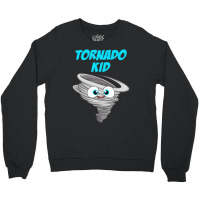 Funny Tornado Gift For Chaser Kids Boys Girls Stor Crewneck Sweatshirt | Artistshot